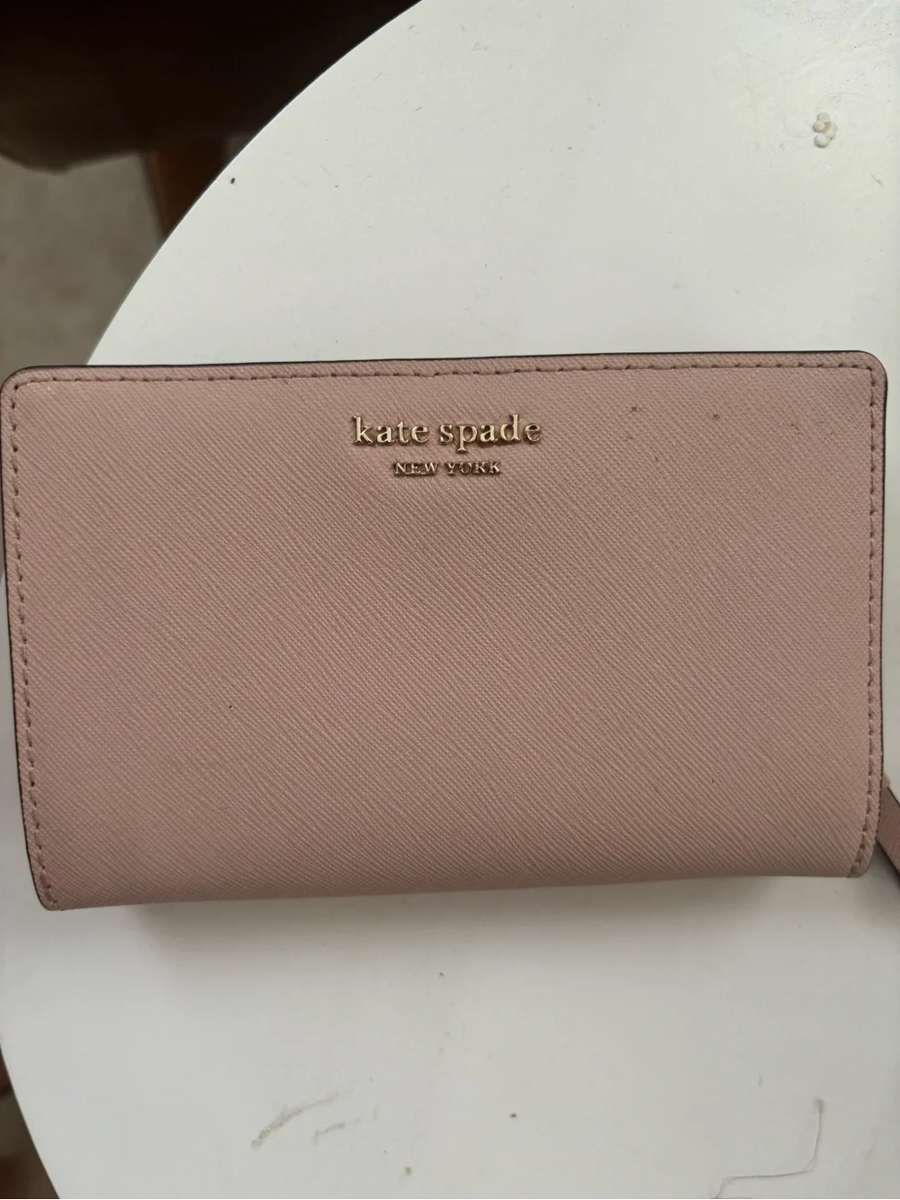 Authentic kate spade New York Blush Pink Saffiano Leather Wallet